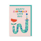 Ohh Deer Love Bug Birthday Card