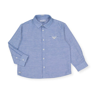 Mayoral Boys l/s Button Down Shirt ~ Ocean