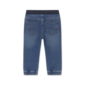 Mayoral Baby Boy Soft Denim Joggers ~ Medium Wash