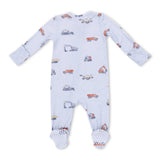 Angel Dear 2 Way Zipper Footie ~ Construction Vehicles