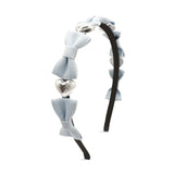 Milk x Soda Liz Ribbon Headband ~ Light Denim