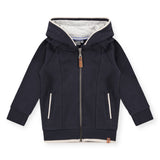 Babyface Boys Zip Hoodie & Sweatpants Set ~ Dark Blue/White