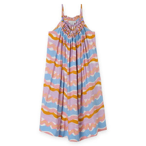 Stella McCartney Girls Sleeveless Wiggle Print Dress ~ Pink Multi