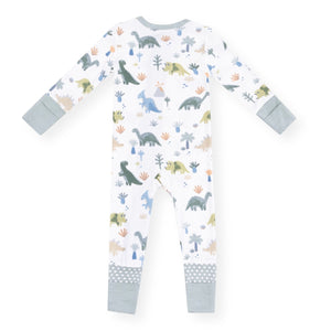 Angel Dear 2 Way Zipper Convertible Romper ~ Soft Dinos