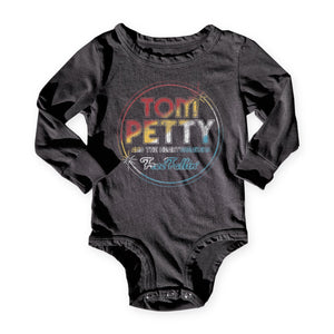 Rowdy Sprout Tom Petty Free Fallin' l/s Onesie ~ Vintage Black