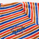 Bobo Choses Baby Have Fun Striped Velour Zip Hoodie, Doggy Mate l/s Tee & Joggers Set ~ Red/Blue Multi