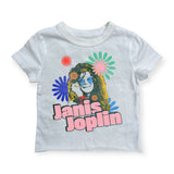 Rowdy Sprout Baby Girl Janis Joplin s/s Fitted Tee ~ Vintage White
