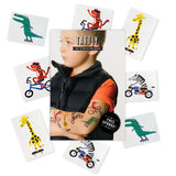 Tattly Go Go Animals Tattoo Set
