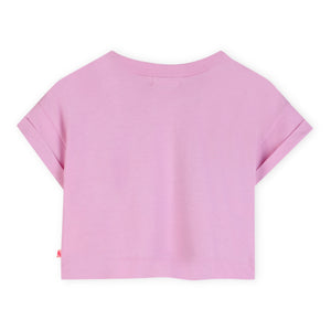 Billieblush Smile Island Graphic Boxy Cropped s/s T-shirt 7-12 ~ Nosegay