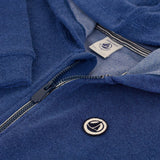 Petit Bateau Boys Terry Zip Hoodie & Shorts Set ~ Blue