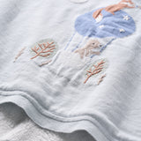 Elegant Baby Knit Fur Back Blanket ~ Magical Adventure