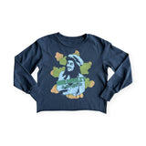 Rowdy Sprout Baby Bob Marley & The Wailers Not Quite Crop l/s Tee ~ Vintage Black