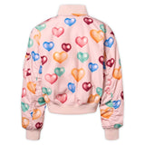 Molo Hedia Bomber Jacket ~ Colourful Hearts
