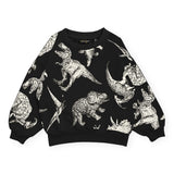 Rock Your Kid Dinos At Large Sweatshirt ~ Black