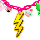 Sadie's Moon Charm-Tastic Charm Necklace ~ Lightening Bolt