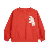 Bobo Choses Freedom Bird Sweatshirt & Printed Skirt Set ~ Red