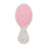 Bari Lynn Crystalized Hair Brush w/ Pearls ~ Clear