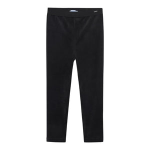 Mayoral Girls Basic Velvet Leggings ~ Black
