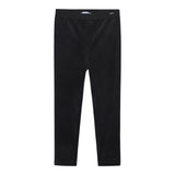 Mayoral Girls Basic Velvet Leggings ~ Black