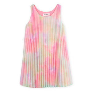 Billieblush Sleeveless Multicolored Pleated Dress