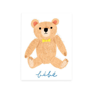 Carolyn Suzuki Teddy Baby Card