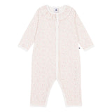 Petit Bateau Floral Print Romper w/ Collar ~ Multi