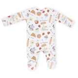 Angel Dear 2 Way Zipper Footie ~ Bonjour Breakfast