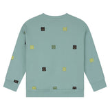 Babyface Boys Smiley Print Sweatshirt ~ Water