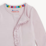 Magnetic Me Modal Ruffle Footie ~ Grape Ice