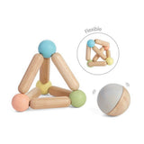 PlanToys Triangle Clutching Toy ~ Pastel
