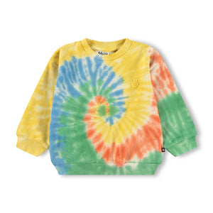 Molo Baby Dear Sweatshirt & Simms Shorts Set ~ Shiny Swirl