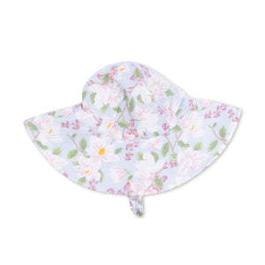 Angel Dear Wide Brim Muslin Sunhat ~ Magnolias