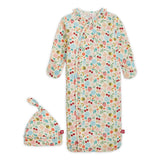 Magnetic Me Modal Ruffle Gown & Hat Set ~ Honey Blossom
