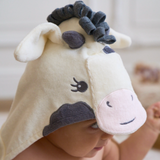 Elegant Baby Hooded Bath Wrap ~ Cow