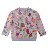 Oilily Girls Heureux Paris Print Sweatshirt & Prom Sweatpants Set ~ Gray