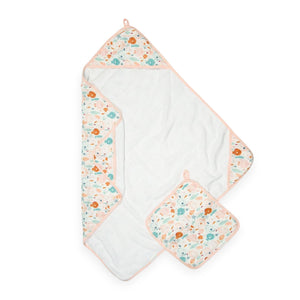 Loulou Lollipop Hooded Towel Set ~ Sun-kissed Shoal