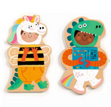 Djeco Wooden Magnet Play Set ~ Fancy-Up