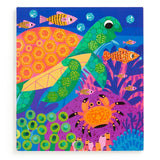 Mudpuppy Ocean Life Sticker Sparkle Poster Activity Kit