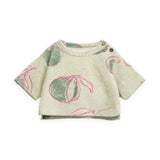 Play Up Baby Printed Terry Sweatshirt & Shorts Set ~ Fruits/Tea