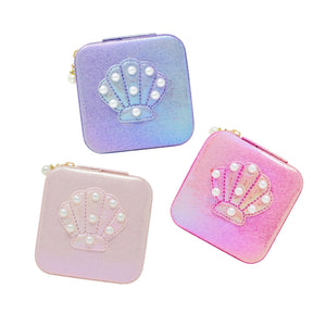 Tiny Treats Mermaid Pearl Seashell Jewelry Box