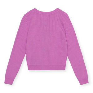 Molo Gloria Cardigan 7-12 ~ Purple Pink