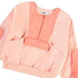 Molo Malissa Half Zip Sweatshirt 7-12 ~ Peach