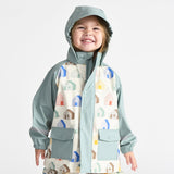 7am Rainwear Rain Jacket ~ Houses Teal