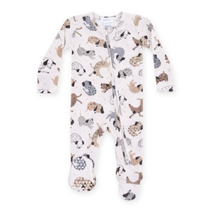 Angel Dear 2 Way Zipper Thermal Footie ~ Cozy Pups