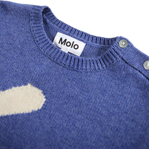 Molo Baby Brad Knit Sweater ~ Evening Marl