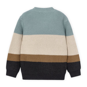 Mayoral Boys Color Block Knit Sweater ~ Glacial