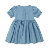 Stella McCartney Baby Girl Chambray Dress w/ Ladybug Embroidery ~ Blue