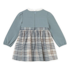 Mayoral Baby Girl Plaid Dress ~ Blue Bell