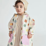 7am Rainwear Rain Poncho ~ Trees Beige