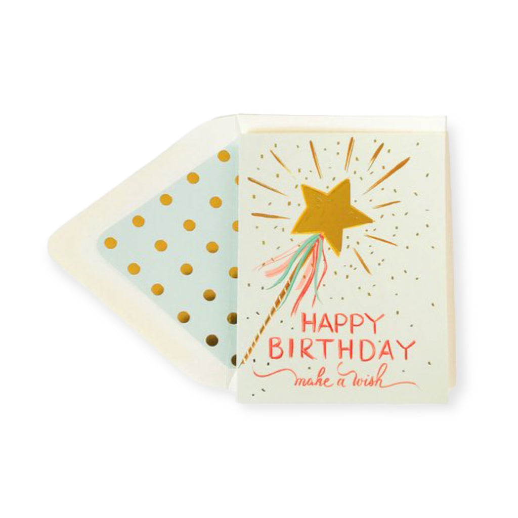 The First Snow Birthday Card ~ Make a Wish